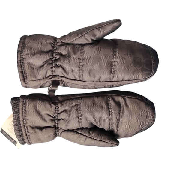 Coach Black Mittens - Picture 3 of 4